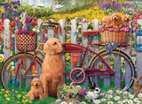 Ravensburger 500pc Jigsaw Puzzle Cute Dogs in The Garden