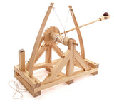 Leonardo da Vinci Catapult Wooden 42x42cm Construction Science Kit