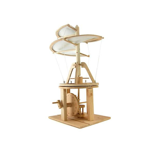 Leonardo da Vinci Helicopter Wooden 38x23cm Construction Science Kit