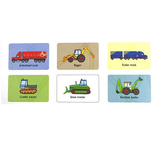 Usborne Snap Card Game Diggers and Trucks