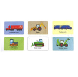 Usborne Snap Card Game Diggers and Trucks
