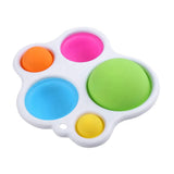 Simple Dimple Bubble Popper Hard 5 Colour Fidget Toy