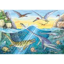 Ravensburger 2x24pc Jigsaw Puzzle Dinosaurs of Land & Sea
