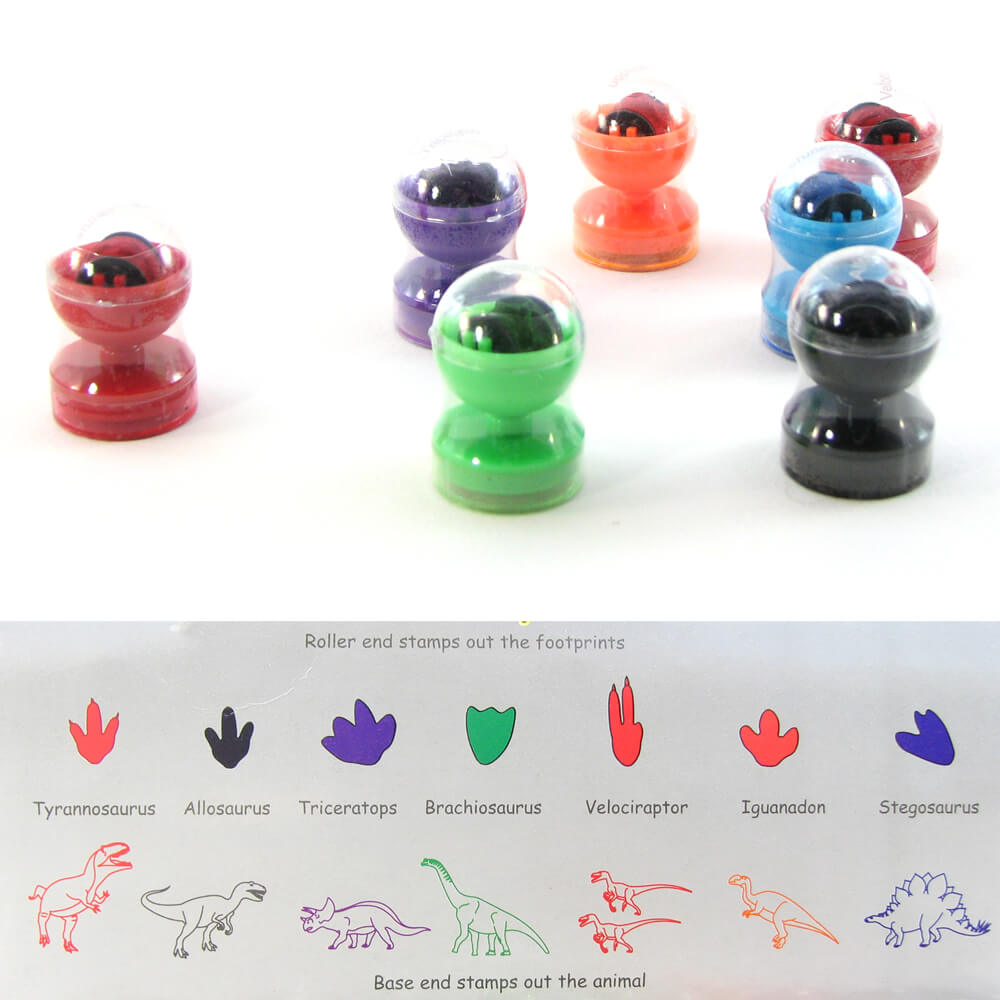 Stamp Roller Dinosaur