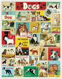 Cavallini Vintage in Tube 1000pc Jigsaw Puzzle Dogs