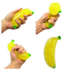 Squishy Gel Orb Banana Sensory Toy