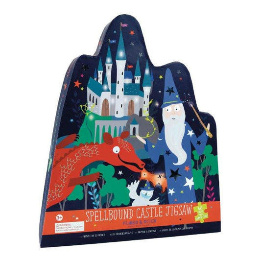 Floss and Rock 40pc Shaped Jigsaw Puzzle Spellbound Castle