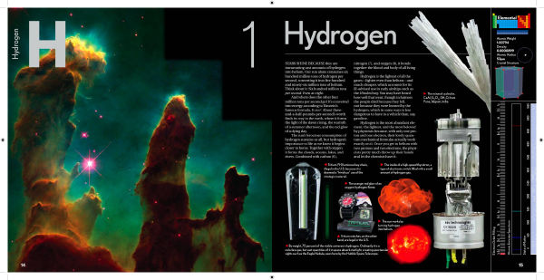 Elements Visual Exploration of Atoms Softcover Book