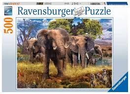 Ravensburger 500pc Jigsaw Puzzle Elephant Family