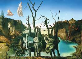 Eurographics 1000pc Jigsaw Puzzle Dali Swans Reflecting Elephants