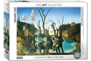 Eurographics 1000pc Jigsaw Puzzle Dali Swans Reflecting Elephants