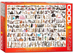 Eurographics 1000pc Jigsaw Puzzle World of Cats