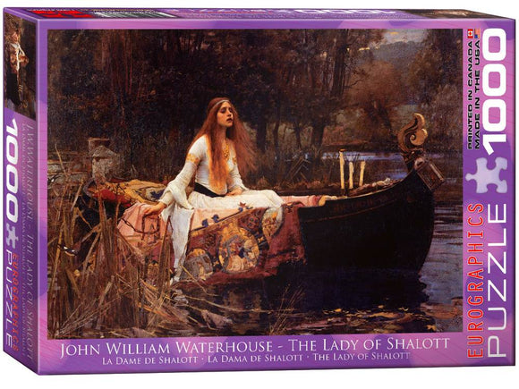 Eurographics 1000pc Jigsaw Puzzle Lady of Shalott Puzzle