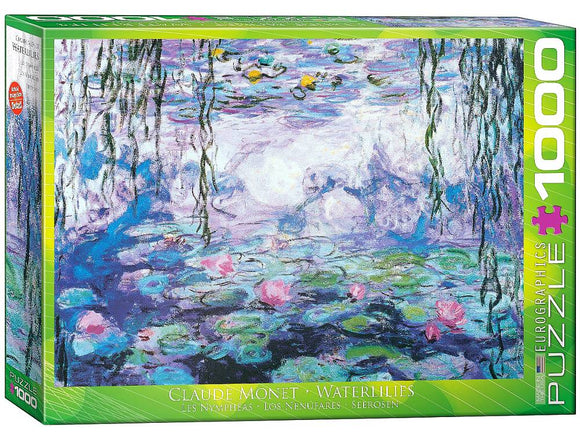 Eurographics 1000pc Jigsaw Puzzle Claude Monet Waterlilies