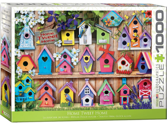 Eurographics 1000pc Jigsaw Puzzle Home Tweet Home Birdhouses