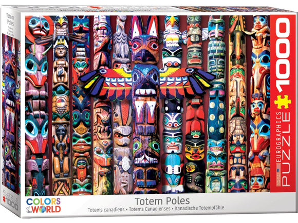 Eurographics 1000pc Jigsaw Puzzle Totem Poles