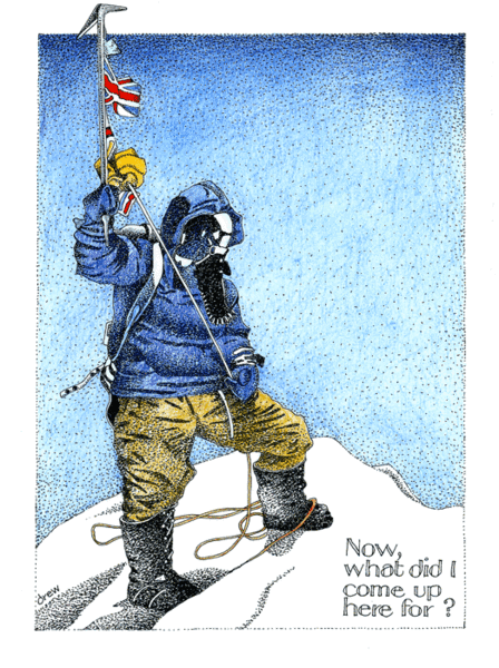 Simon Drew Greeting Card Everest