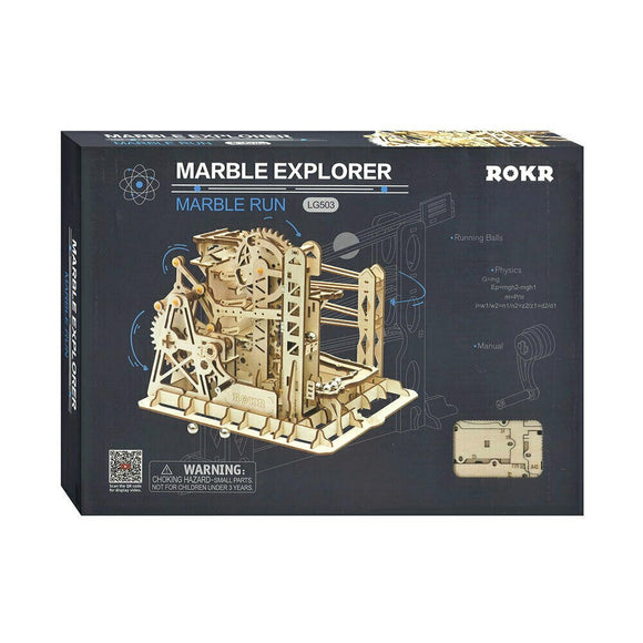 3D Marble Run Marble Explorer Wooden Construction Kit Robotime