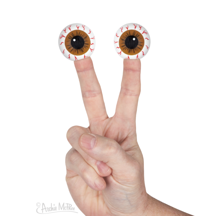 Finger Puppet Eyeball Assorted Colours