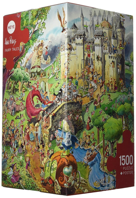 Heye Triangular 1500pc Jigsaw Puzzle Fairytale
