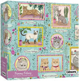 Gibsons 1000pc Jigsaw Puzzle Famous Felines