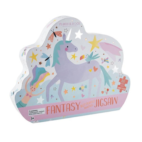 Floss and Rock 80pc Shaped Jigsaw Puzzle Fantasy