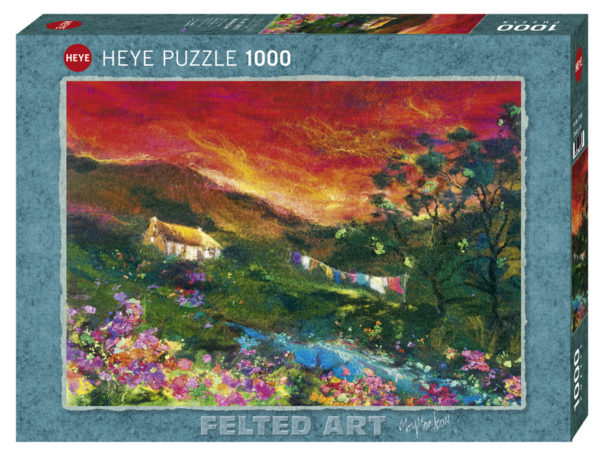 Heye 1000pc Jigsaw Puzzle Felted Art Washing Line