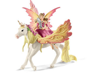 Schleich Bayala Figurine Fairy Feya with Pegasus Unicorn