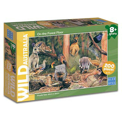 Blue Opal 200pc Jigsaw Puzzle Wild Australia On The Forest Floor