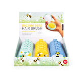 IS Gift Compact Hair Brush With Mirror Bees