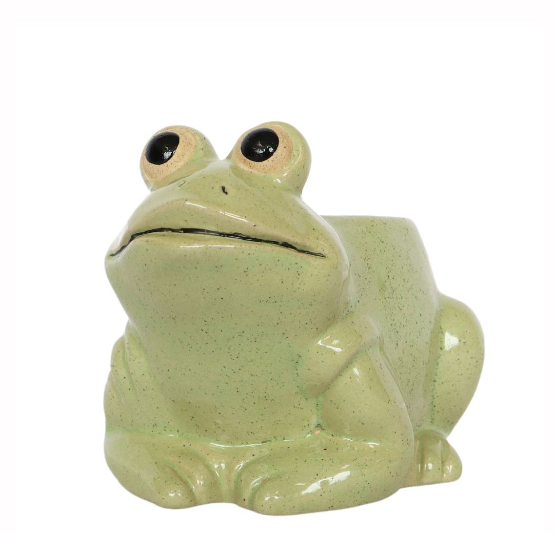 Planter Frog Light Green Small 9cm