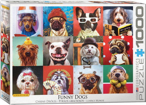 Eurographics 1000pc Jigsaw Puzzle Funny Dogs