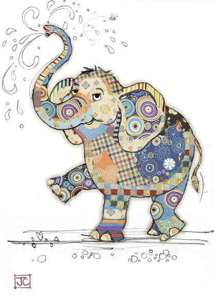 Bug Art Greeting Card Kooks Eddie Elephant
