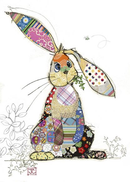 Bug Art Greeting Card Kooks Binky Bunny