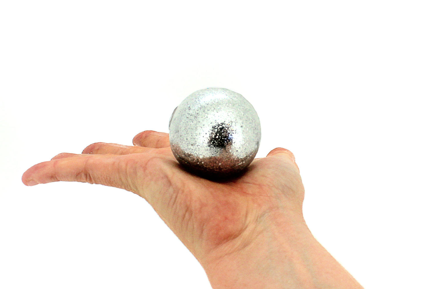 Squishy Gel Orb Ball With Glitter 4.5cm Sensory Toy