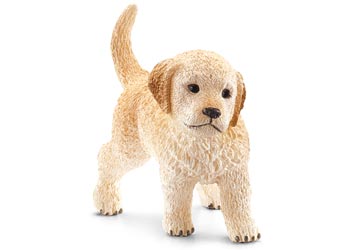Schleich Dog Figurine Golden Retriever Puppy