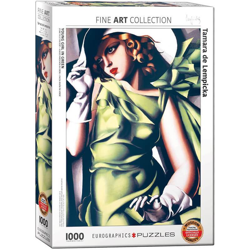 Eurographics 1000pc Jigsaw Puzzle De Lempicka Young Girl In Green