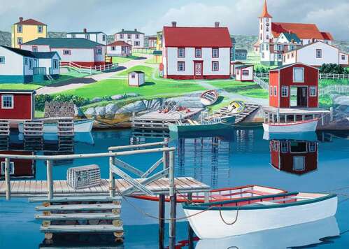 Ravensburger 1000pc Jigsaw Puzzle Greenspond Harbor