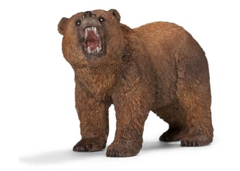Schleich Wild Animal Figurine Bear Grizzly Male