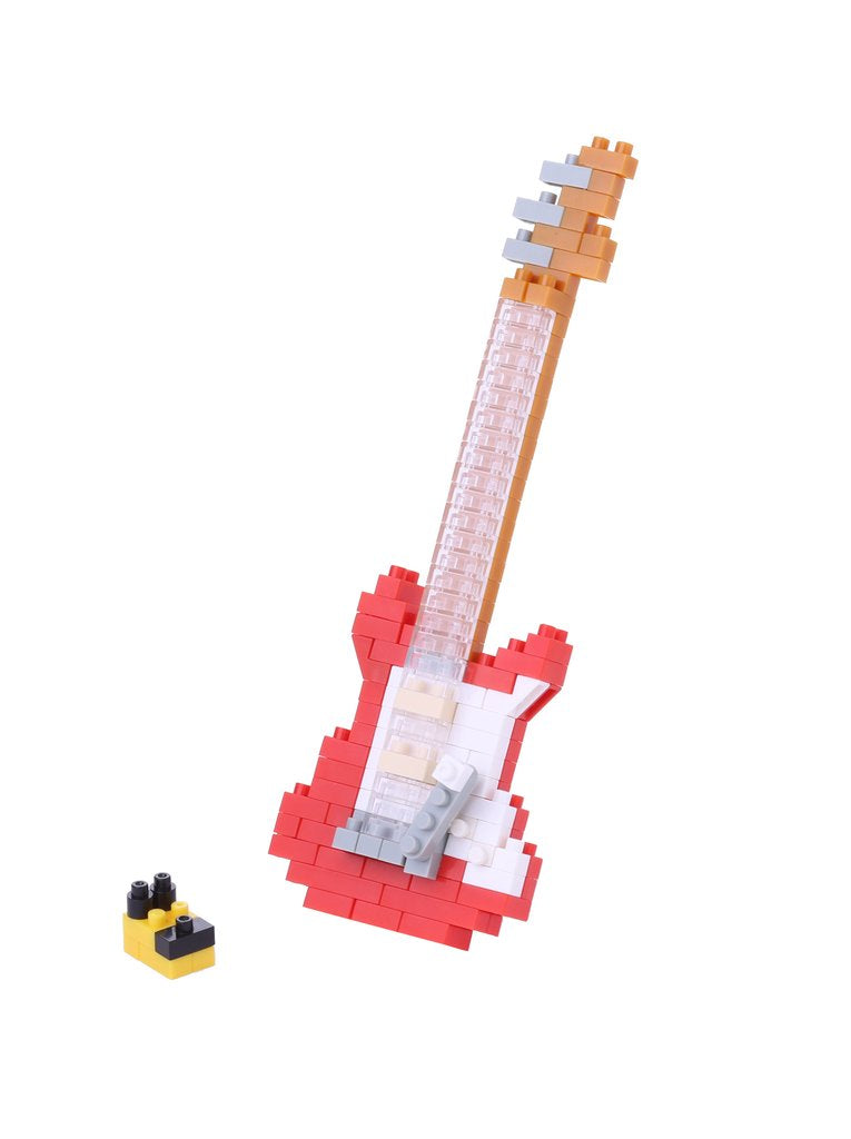 Nanoblock Electric Guitar Red 2