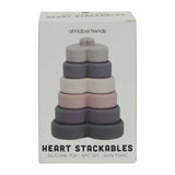 Annabel Trends Silicone Stackable Toy Heart