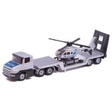 Siku Truck Low Loader Helicopter 1610