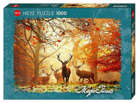 Heye 1000pc Jigsaw Puzzle Magic Forest Stags