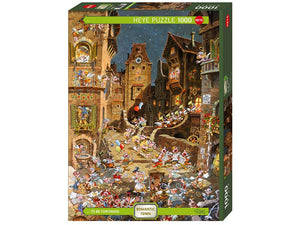 Heye 1000pc Jigsaw Puzzle Romantic Town By Night