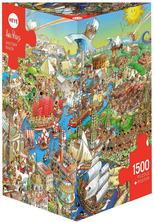 Heye Triangular 1500pc Jigsaw Puzzle History River