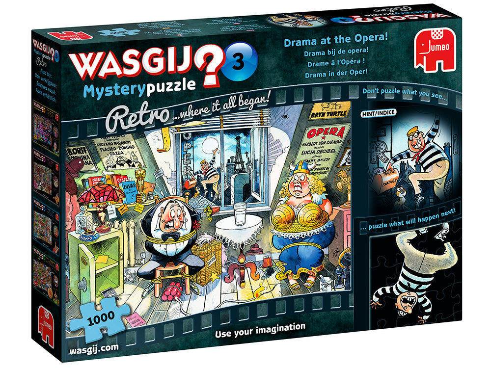 Wasgij? 500pc Retro Mystery Jigsaw Puzzle #3 Drama At The Opera