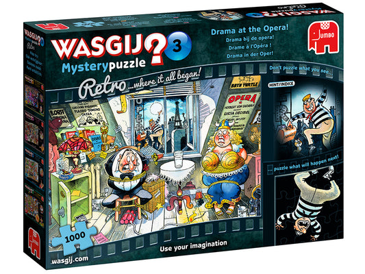 Wasgij? 500pc Retro Mystery Jigsaw Puzzle #3 Drama At The Opera