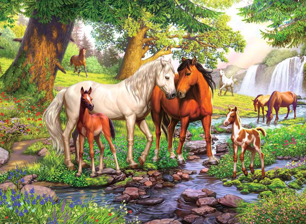 Ravensburger 300pc Jigsaw Puzzle Horse By The Stream