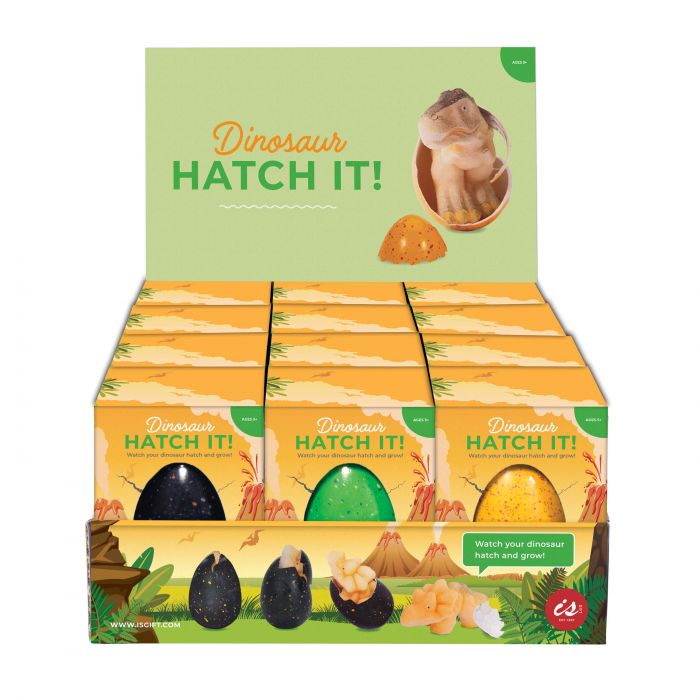 Discovery Zone Hatch It Dinosaur Egg 3 Assorted Designs