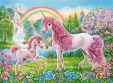 Ravensburger 100pc Jigsaw Puzzle Magical Unicorns & Colouring Book